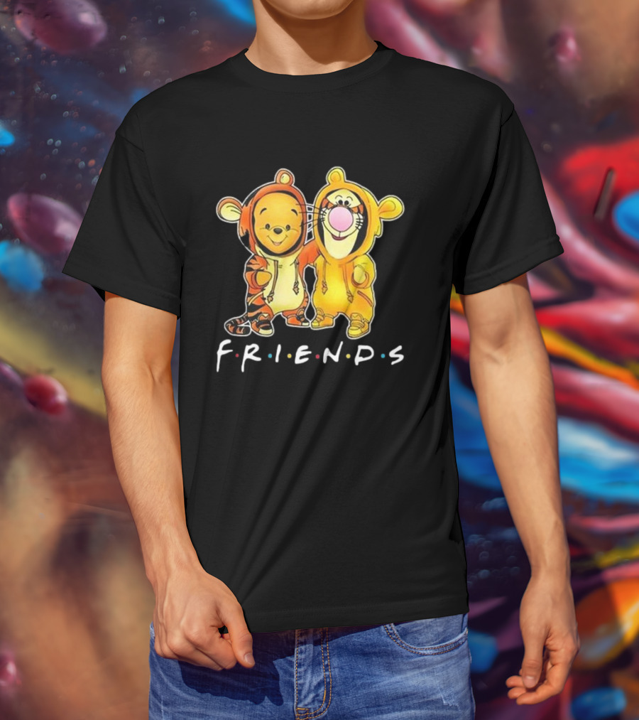 Winnie The Pooh Friends Tigger Style Hoodie Pals T-Shirt