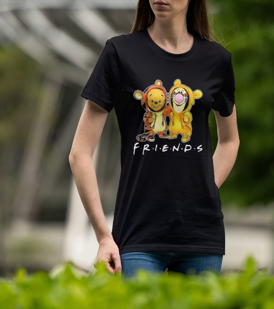 Winnie The Pooh Friends Tigger Style Hoodie Pals T-Shirt