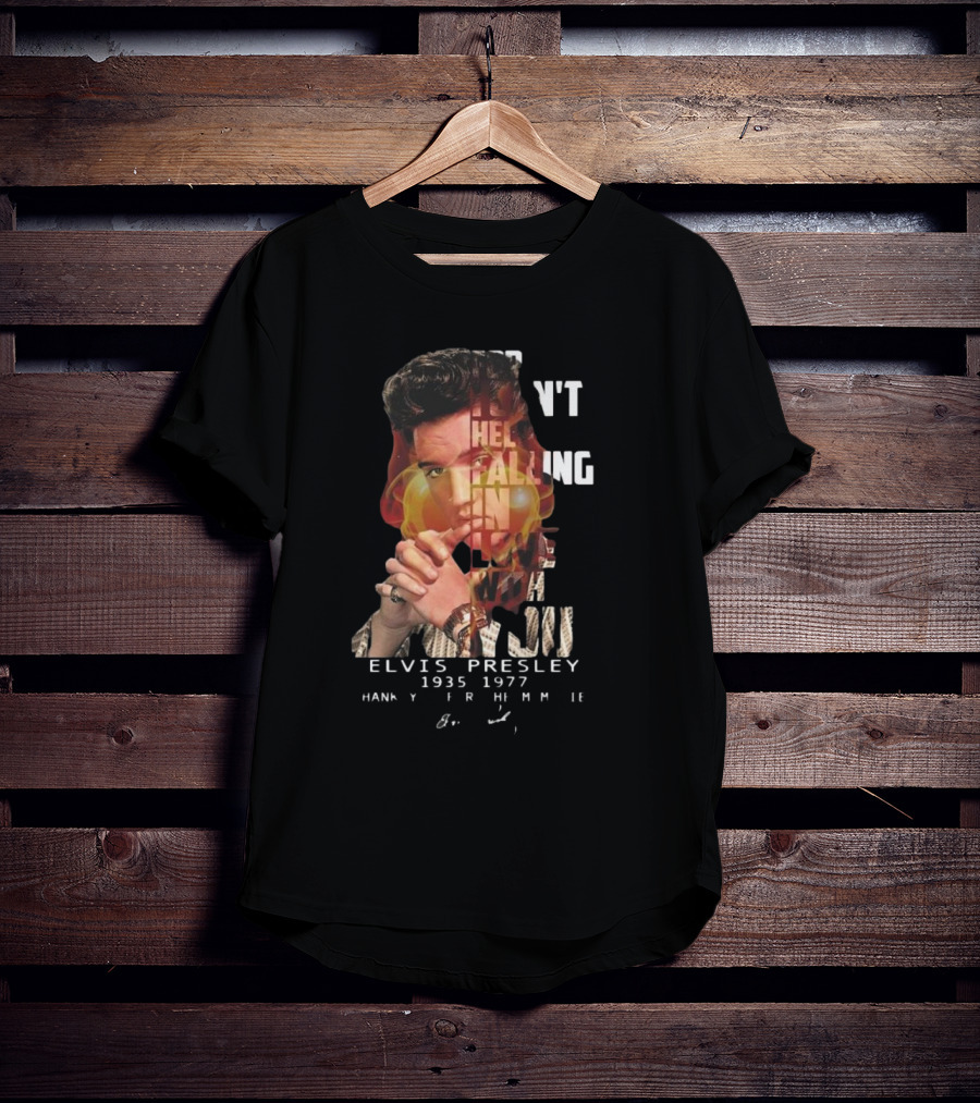 Can’t Help Falling In Love Elvis Presley 1935-1977 Thank You For The Memories T-Shirt