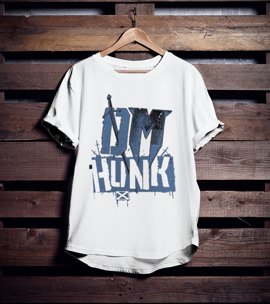 DM Hunk Sword Elements Drew Mcintyre Ringer T-Shirt