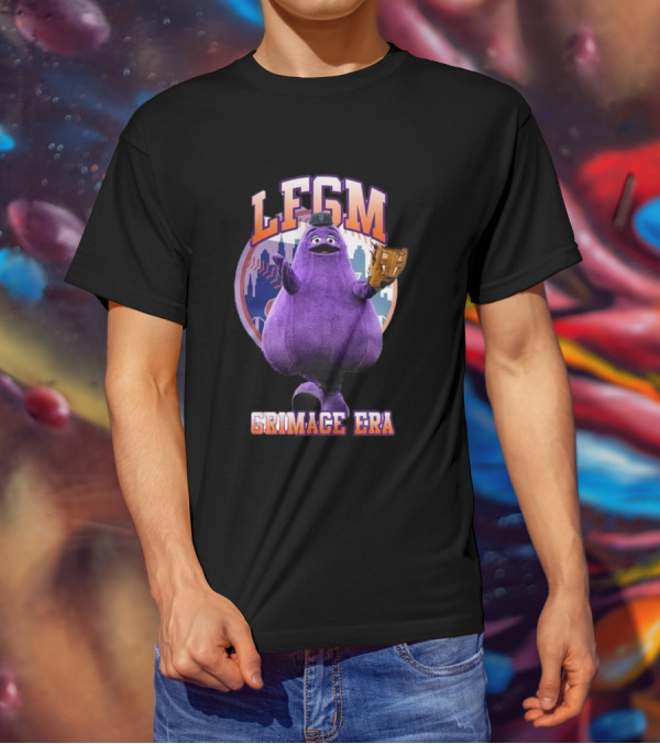 LFGM Grimace Era Mets Baseball Crossover T-Shirt