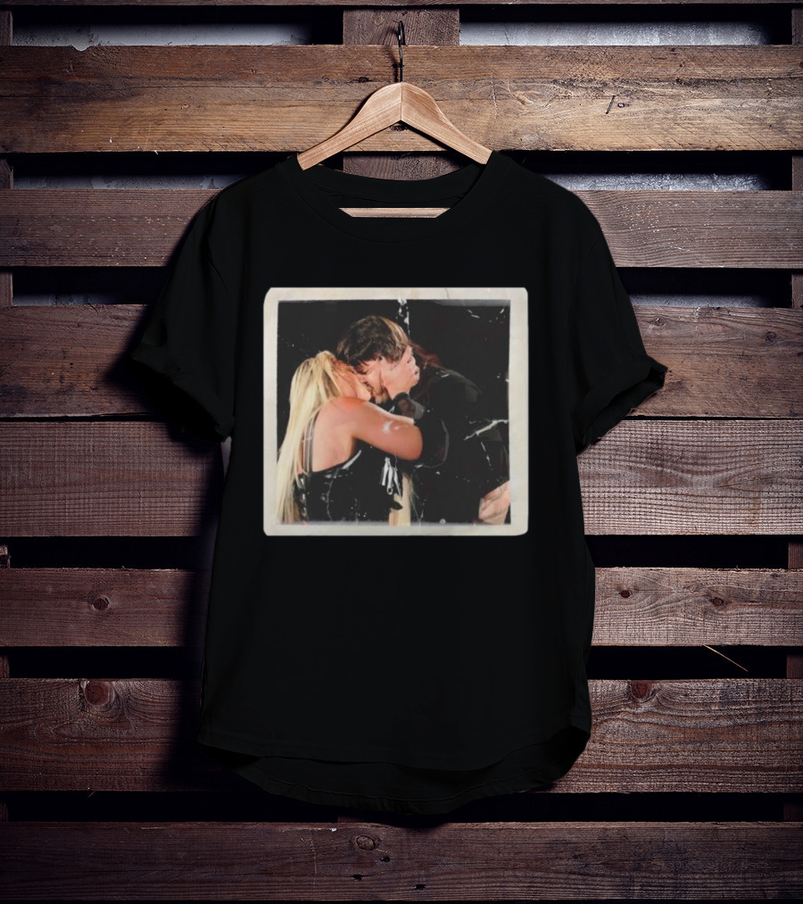 Liv Morgan Dominik Mysterio Candid Kiss Moment T-Shirt