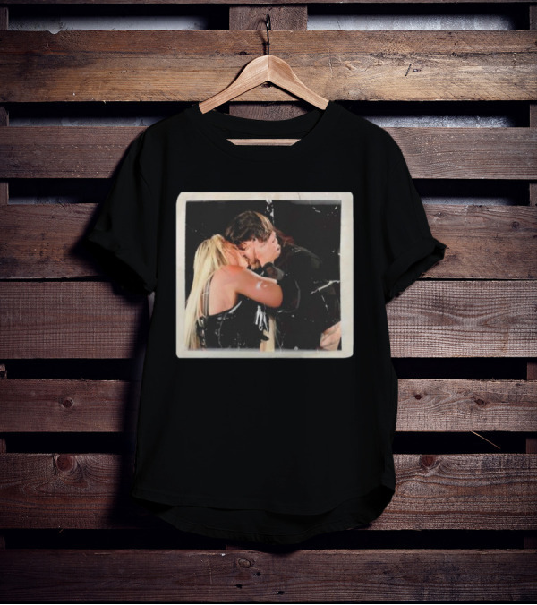 Liv Morgan Dominik Mysterio Candid Kiss Moment T-Shirt