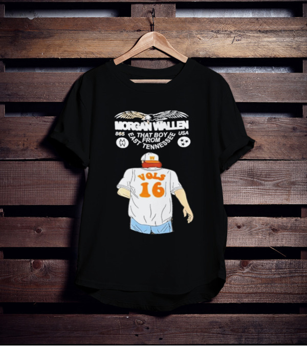Morgan Wallen Vols 16 That Boy From East Tennessee USA 865 T-Shirt
