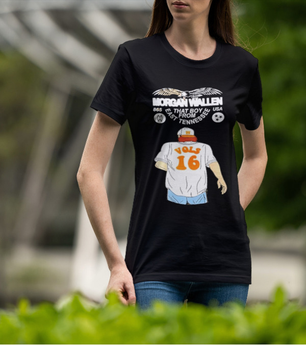 Morgan Wallen Vols 16 That Boy From East Tennessee USA 865 T-Shirt