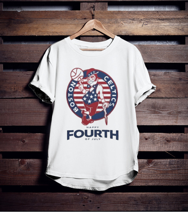 Boston Celtics Happy Fourth Of July T-Shirt