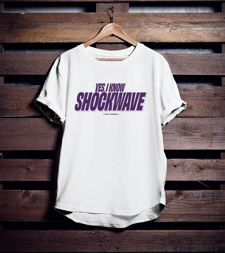 YES I KNOW SHOCKWAVE Connor Tomlinson Midweight T-Shirt