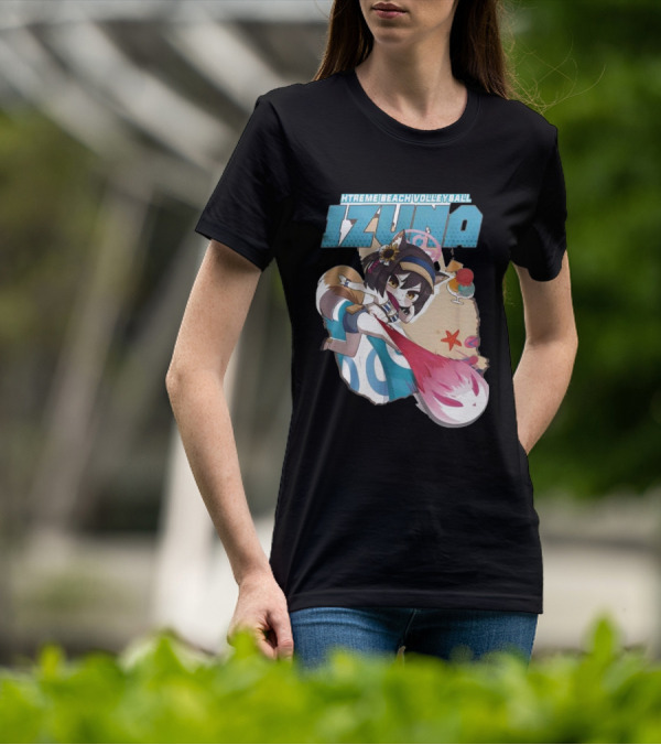 Izuna’s Xtreme Beach Volleyball Anime Character With Beach Elements T-Shirt