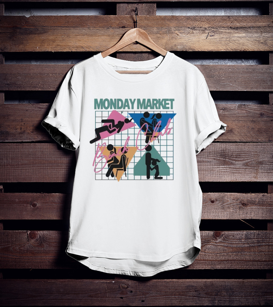 Monday Market Beach Club Geometric Leisure T-Shirt