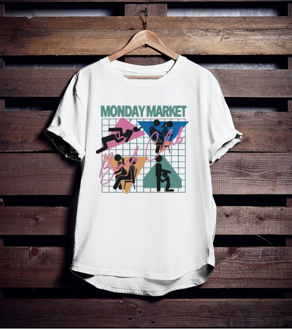 Monday Market Beach Club Geometric Leisure T-Shirt