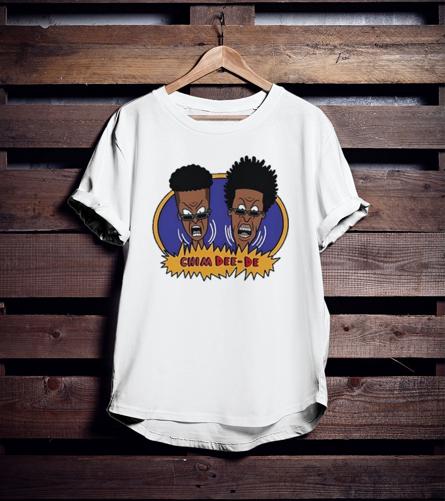 Chim Dee-De Beavis And Butt-Head Cartoon Characters With Bold Expressions T-Shirt