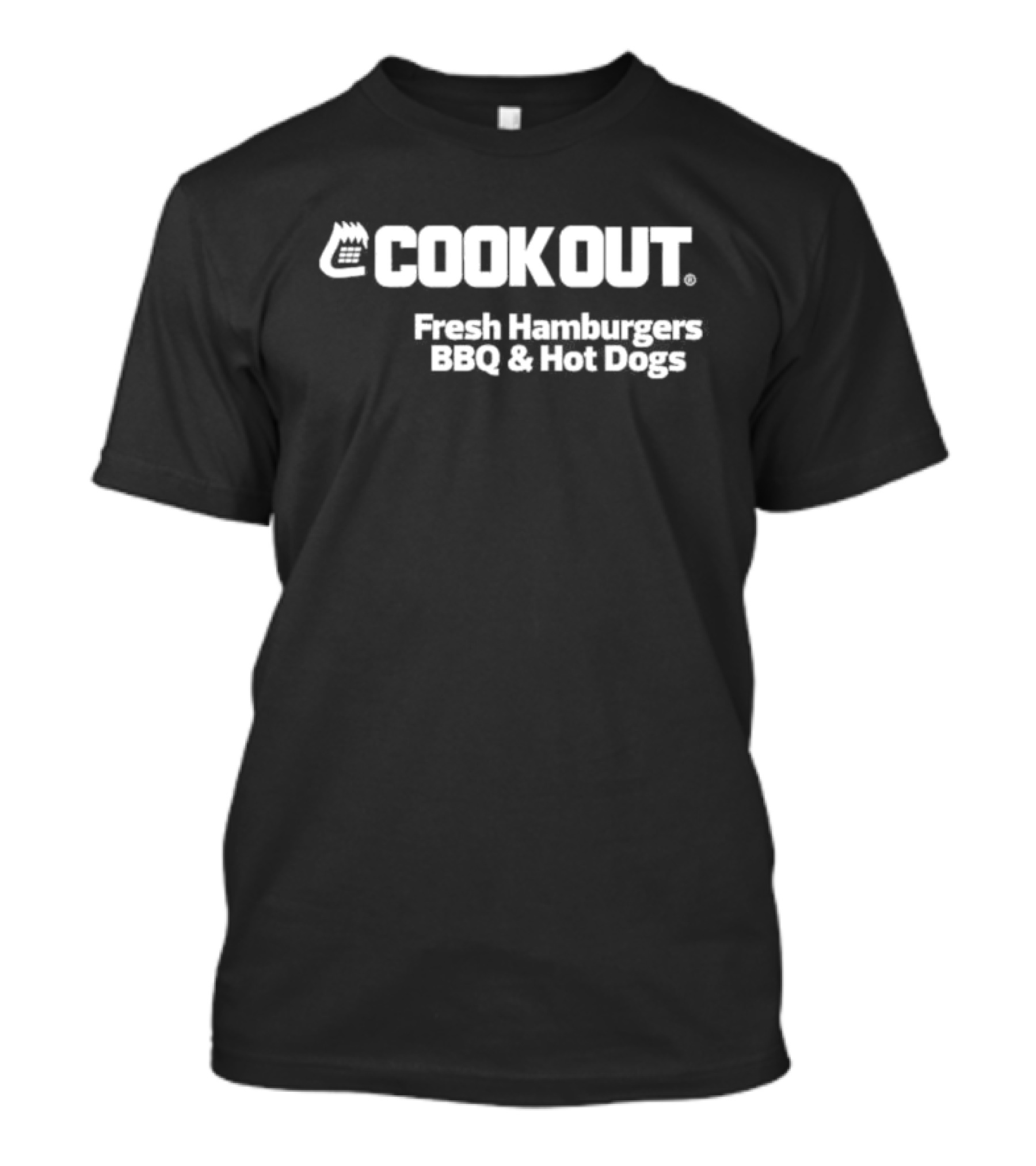 Cook Out Fresh Hamburgers BBQ And Hot Dogs T-Shirt