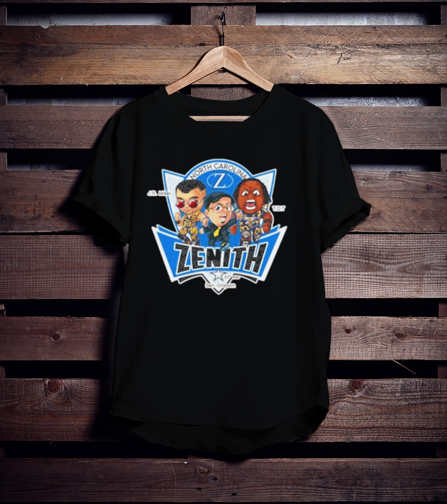 Zenith North Carolina J.R. Miller T.D.T Cartoon By Ben Grayson T-Shirt