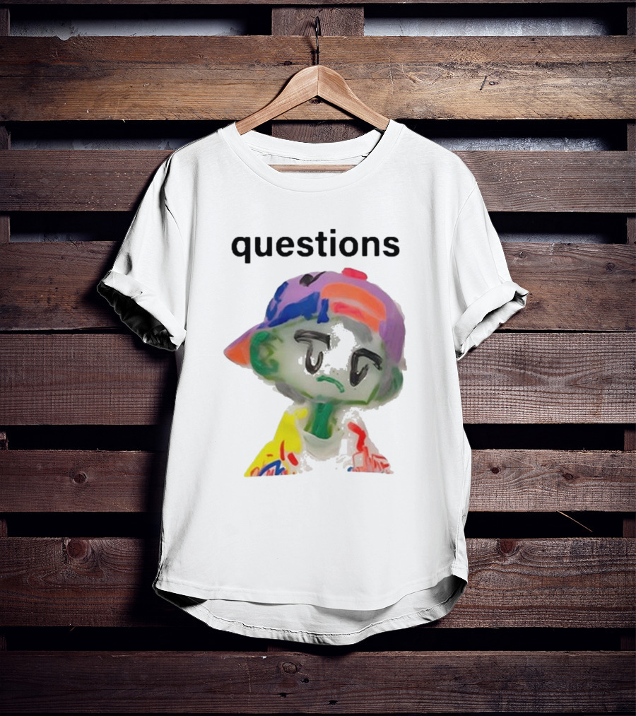 Kikillopieces Colorful Character Questions T-Shirt