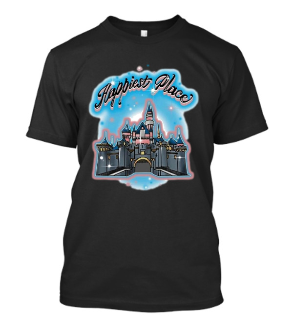 Happiest Place Rope Drop Threads Castle T-Shirt