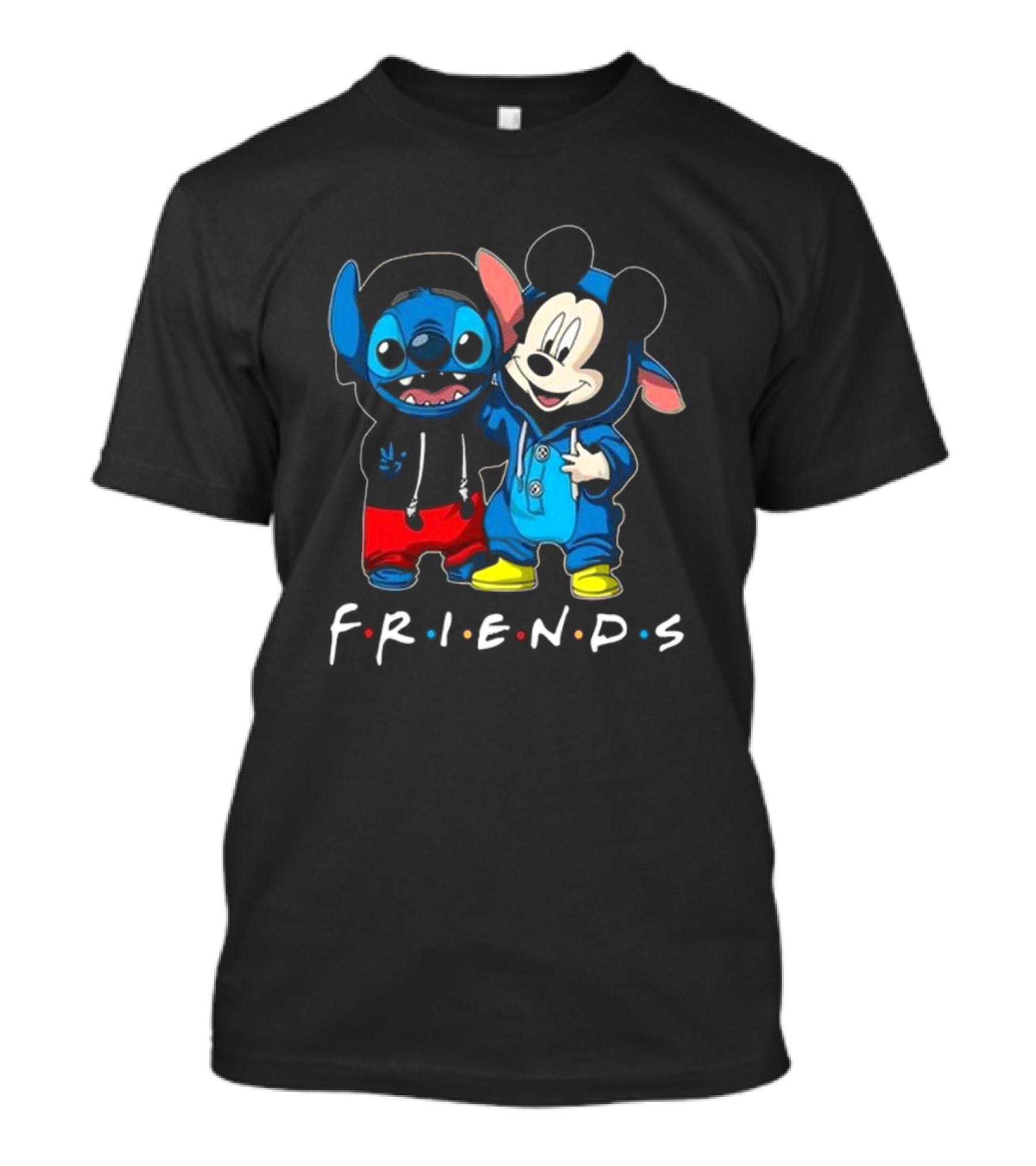 Stitch And Mickey Mouse Disney Friends Best Friends For Life T-Shirt