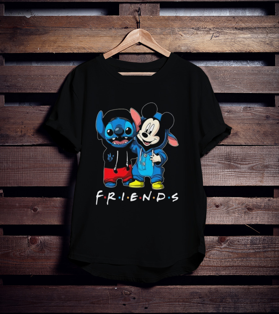 Stitch And Mickey Mouse Disney Friends Best Friends For Life T-Shirt