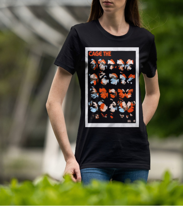 Cage The Elephant Butterfly Pattern Isleta Amphitheater Albuquerque July 9 T-Shirt