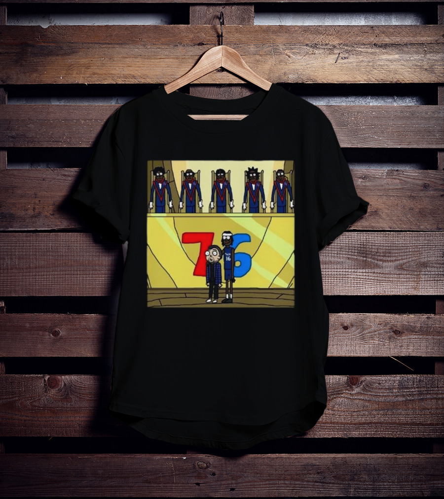 Council Of Rickys And Daryl Morty Sixers 76 T-Shirt