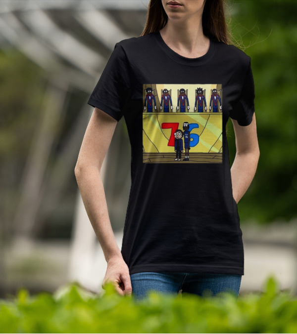 Council Of Rickys And Daryl Morty Sixers 76 T-Shirt