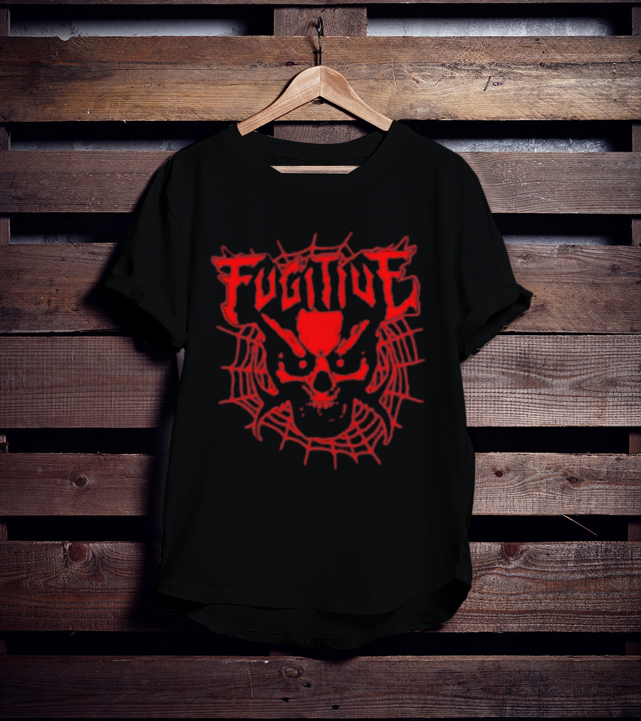 Fugitive Skull Spider Web T-Shirt