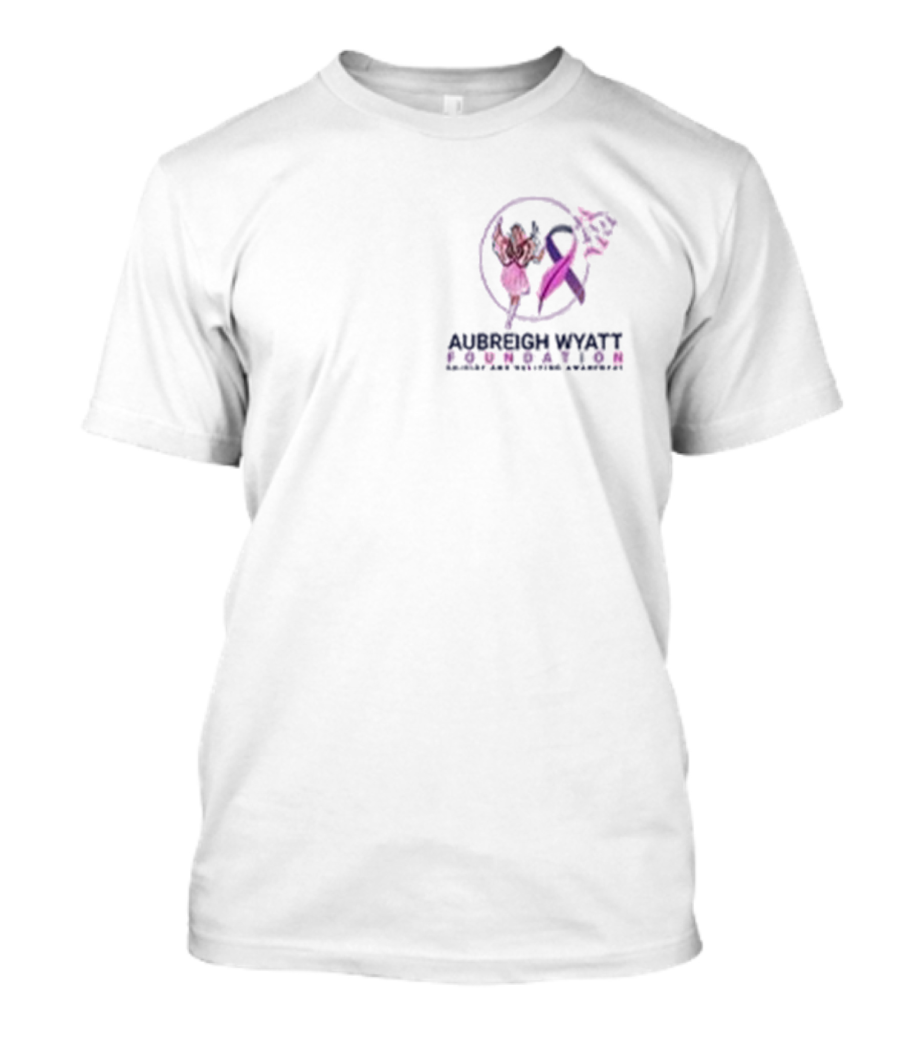 Aubreigh Wyatt Foundation Suicide Prevention Bullying Awareness Ribbon Ballet Football T-Shirt