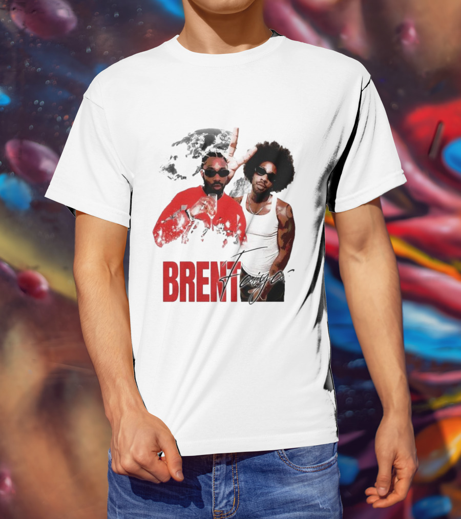 Brent Faiyaz Red Jacket And Tank Top T-Shirt