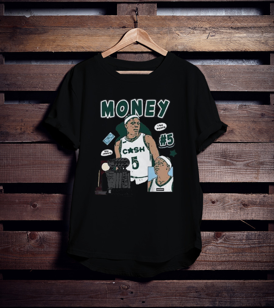 Money Cash #5 Michigan State Basketball 1,944 Points Pro Assists T-Shirt