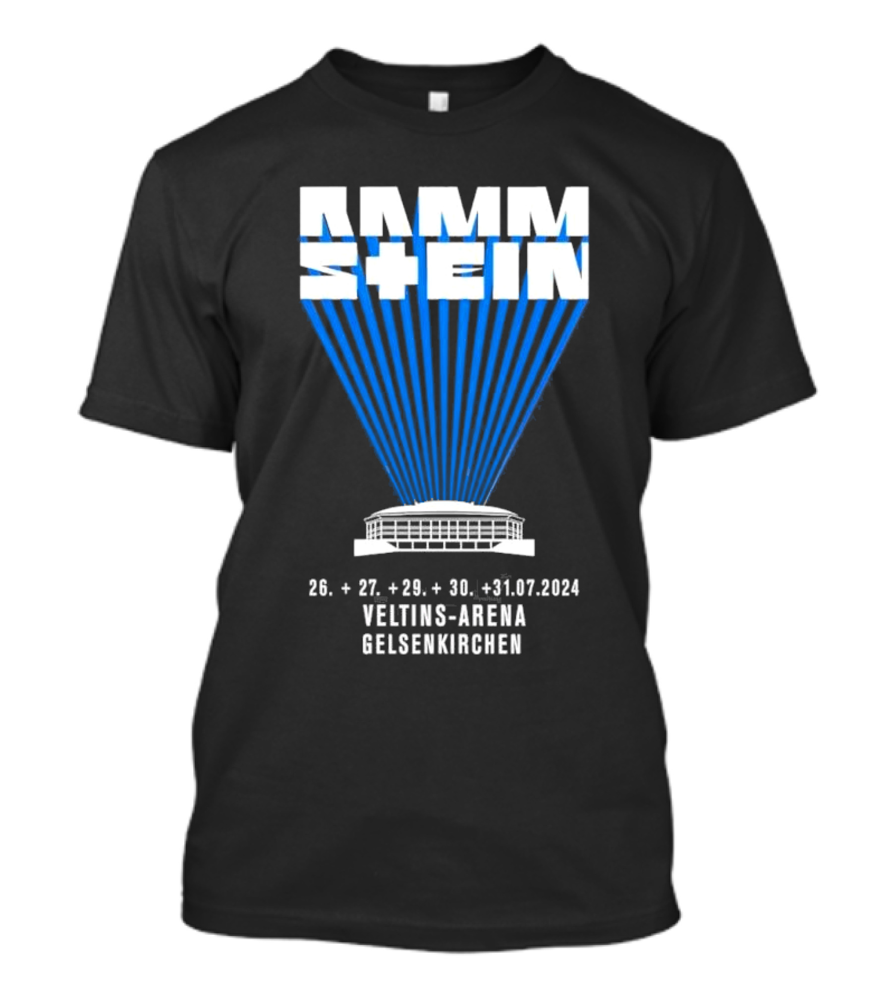 Rammstein Veltins-Arena Gelsenkirchen 26 27 29 30 31 07 T-Shirt
