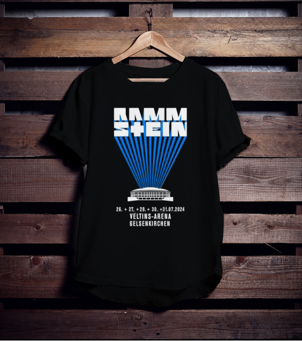 Rammstein Veltins-Arena Gelsenkirchen 26 27 29 30 31 07 T-Shirt