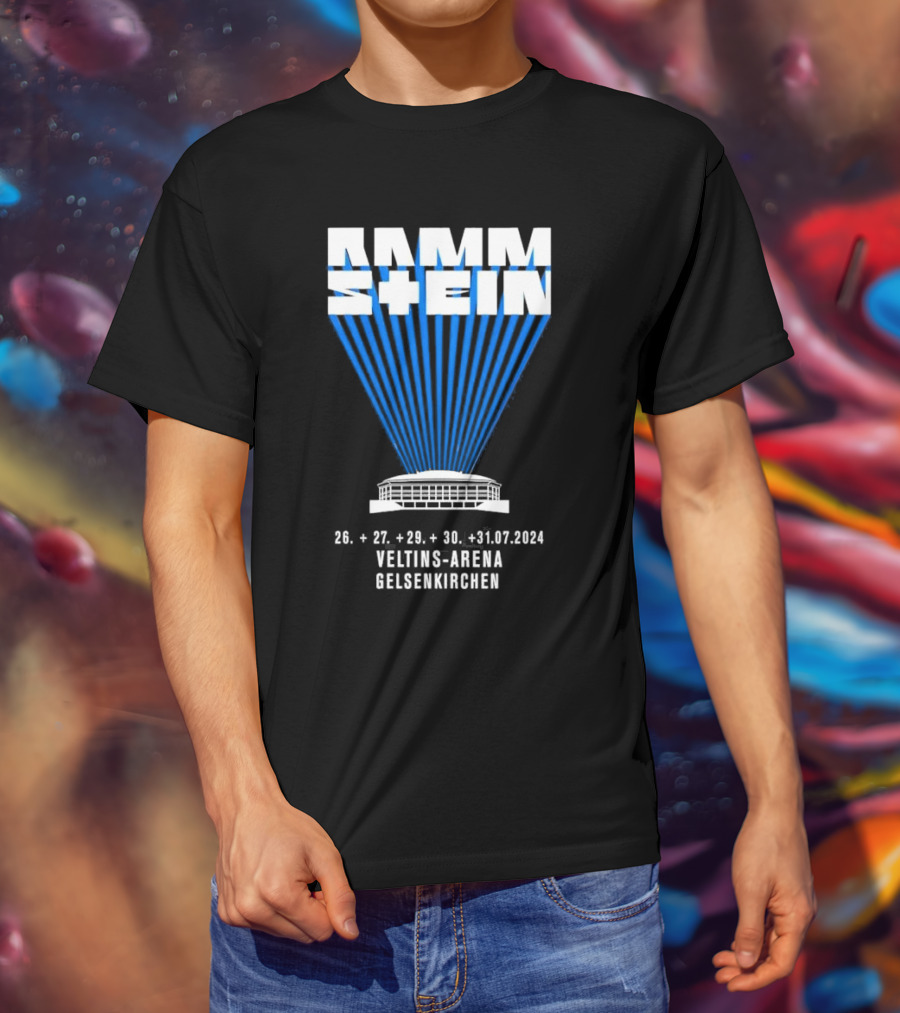 Rammstein Veltins-Arena Gelsenkirchen 26 27 29 30 31 07 T-Shirt