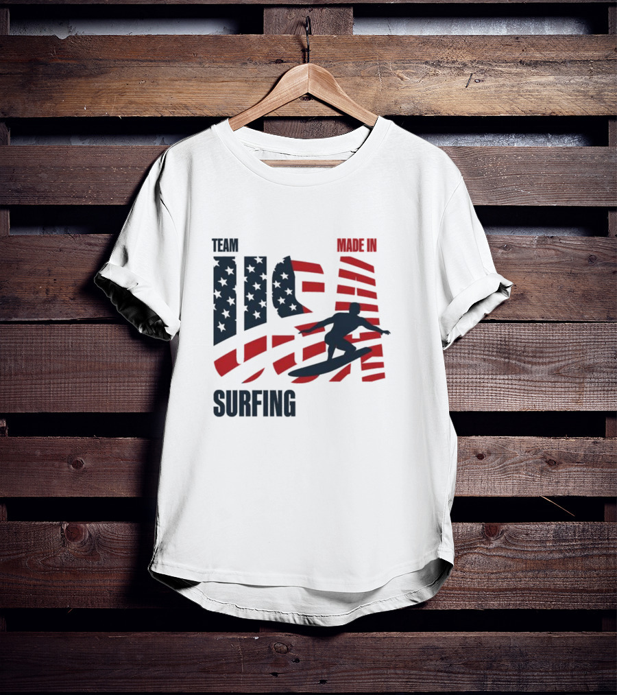 Team USA Surfing Made In Olympic T-Shirt