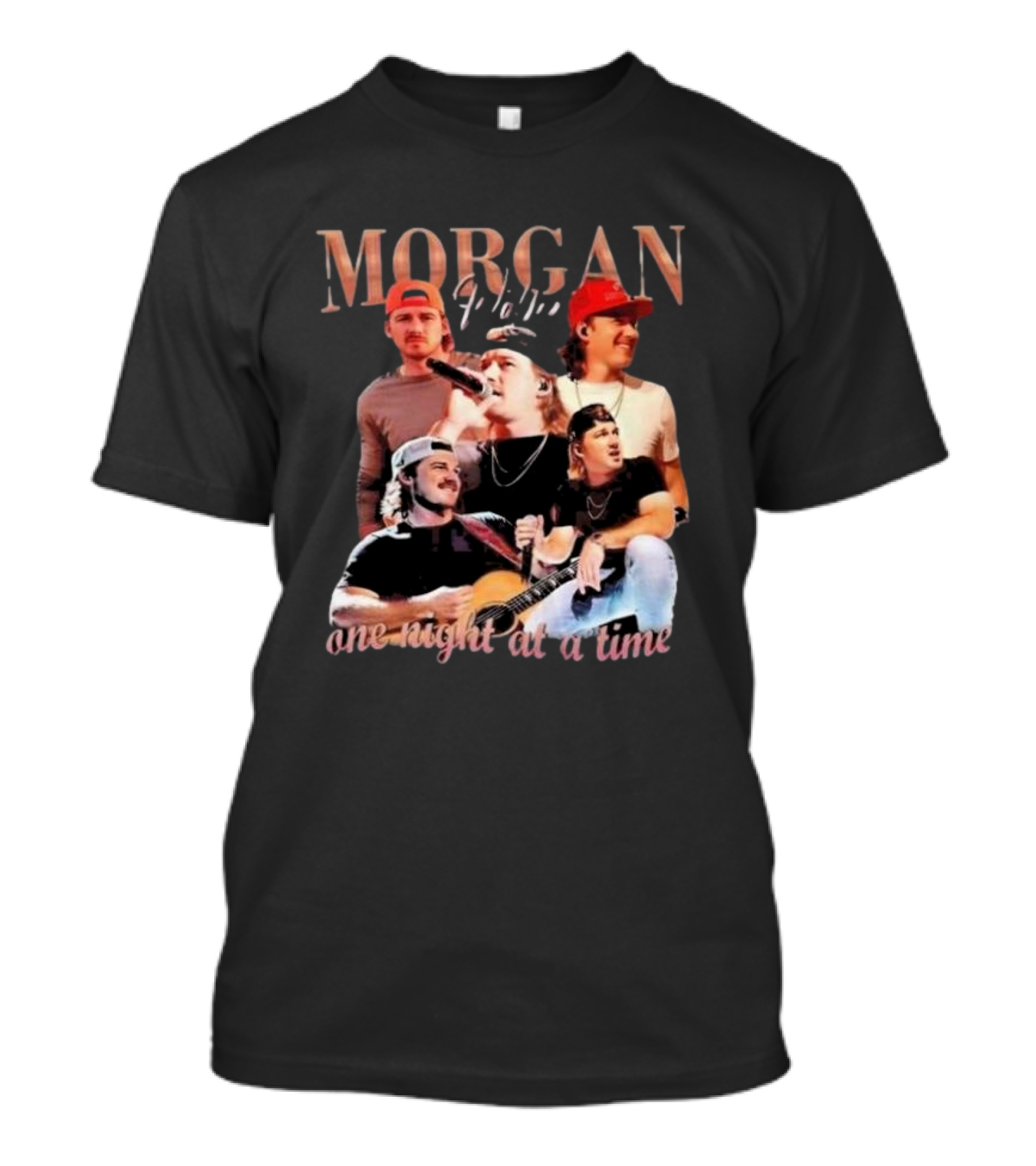 Morgan Wallen One Night At A Time Live Performance Montage T-Shirt