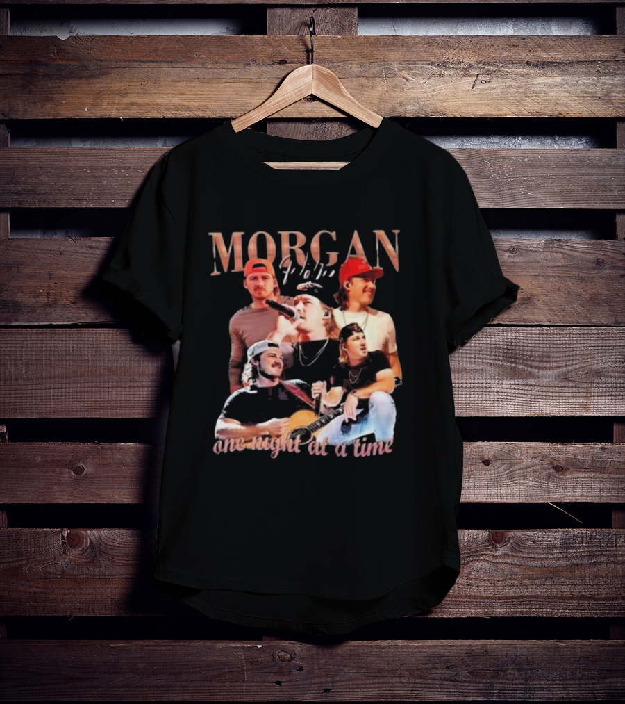 Morgan Wallen One Night At A Time Live Performance Montage T-Shirt