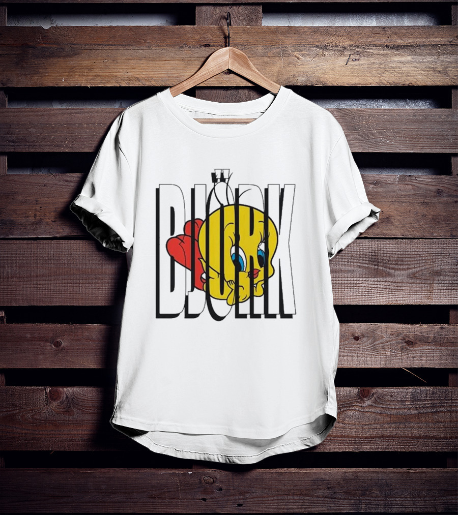 Björk Tweety Bird Mashup T-Shirt