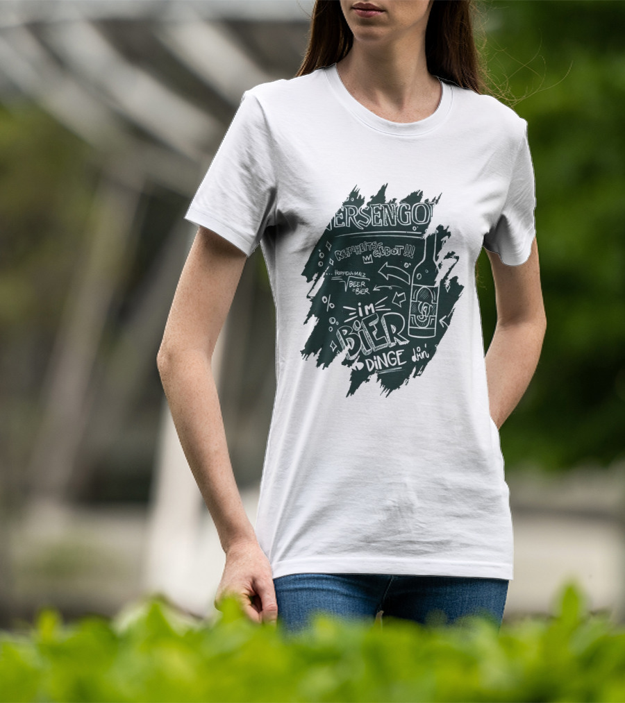 Versengold Im Bier Sind Dinge Drin Reinheitsgebot Hopfen Malz Bier T-Shirt