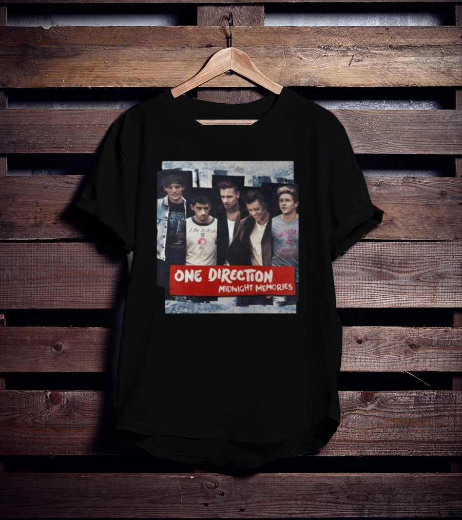 One Direction Midnight Memories Band Photo Collage T-Shirt