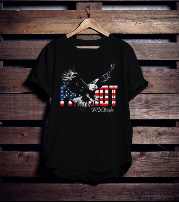 Patriot We The People Freebird Flag Eagle T-Shirt