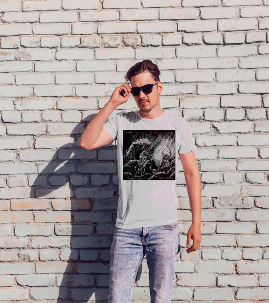 Kurt Travis B Sides Ocean Wave Creatures T-Shirt