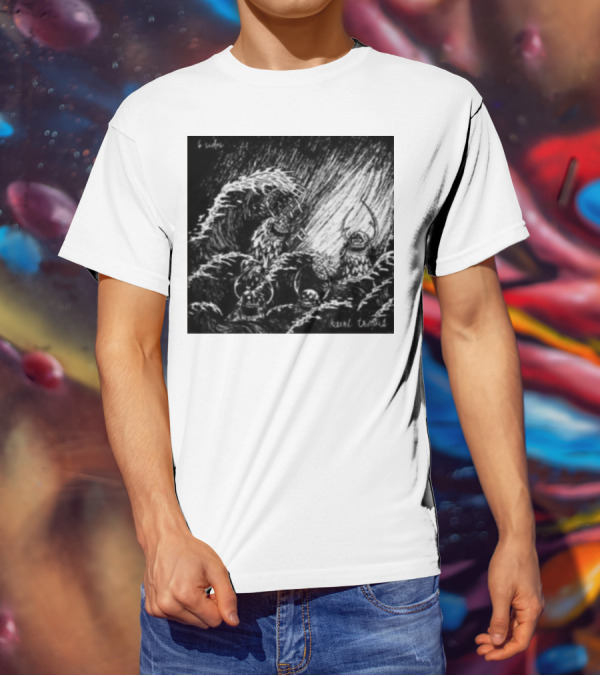 Kurt Travis B Sides Ocean Wave Creatures T-Shirt