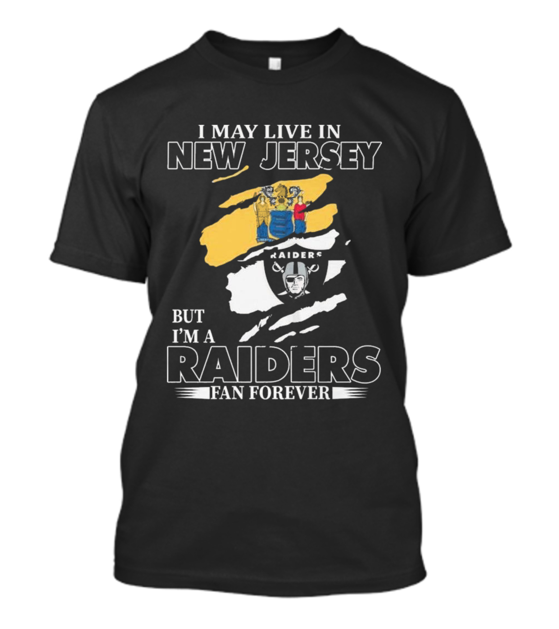 Las Vegas Raiders New Jersey Living Raiders Fan Forever T-Shirt