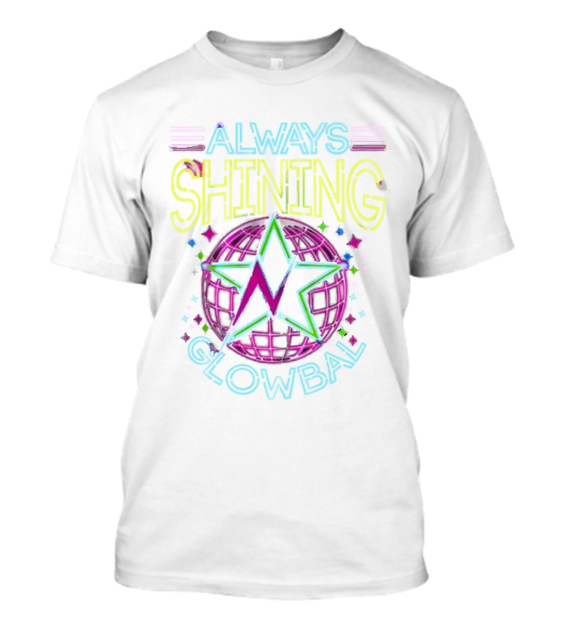 Always Shining Glowbal Naomi WWE Royal Rumble T-Shirt