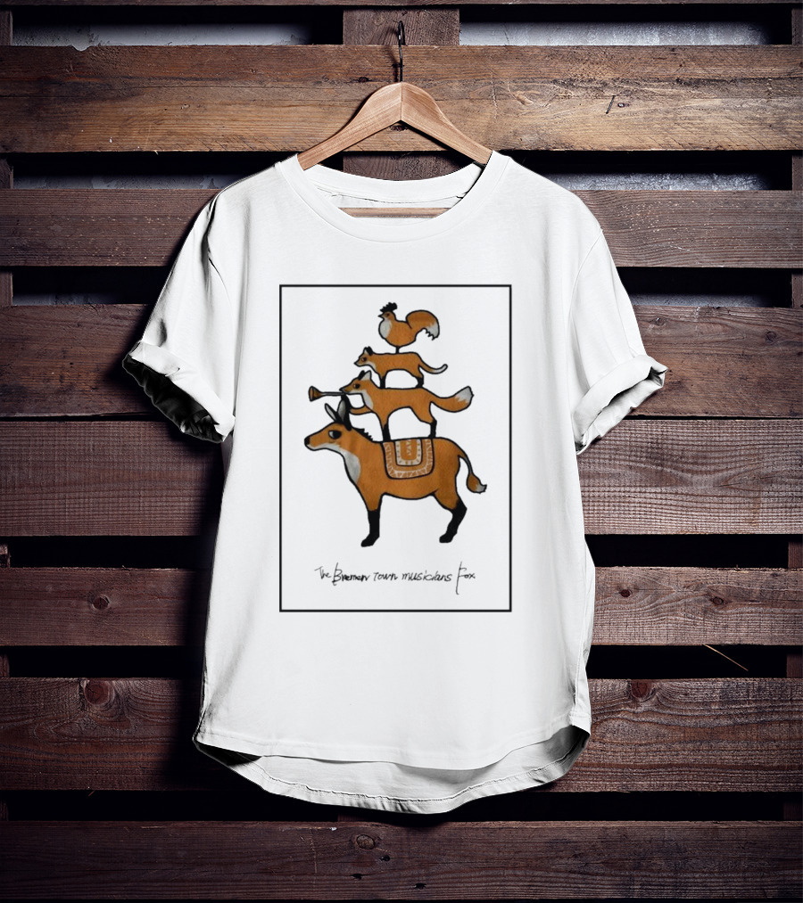 The Bremen Town Musicians Fox Stack T-Shirt