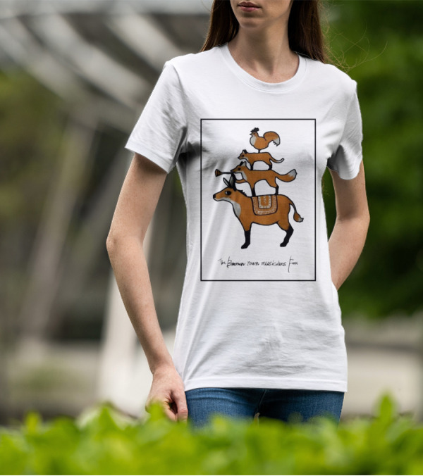 The Bremen Town Musicians Fox Stack T-Shirt