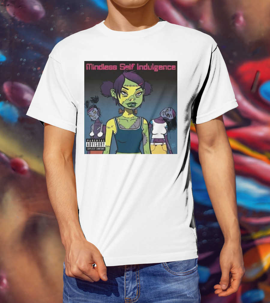 Mindless Self Indulgence Explicit Content Animated Zombie Characters T-Shirt