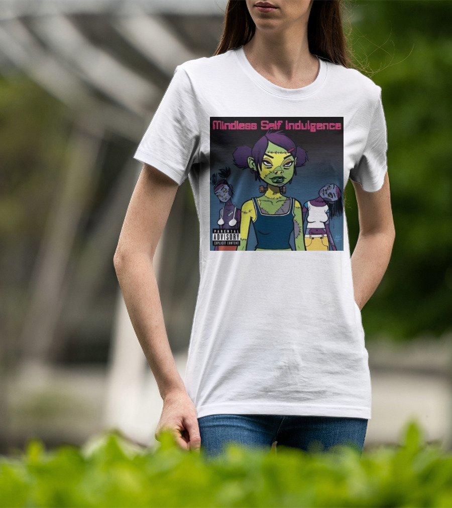 Mindless Self Indulgence Explicit Content Animated Zombie Characters T-Shirt