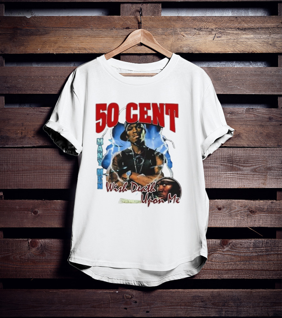 50 Cent Many Men Wish Death Upon Me Money By Monday T-Shirt