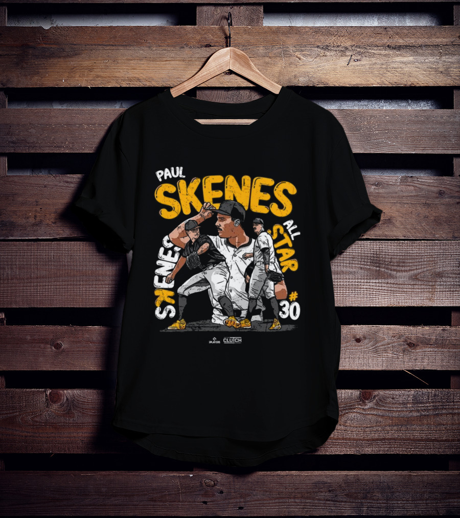 Paul Skenes All-Star #30 Clutch Players Baseball T-Shirt