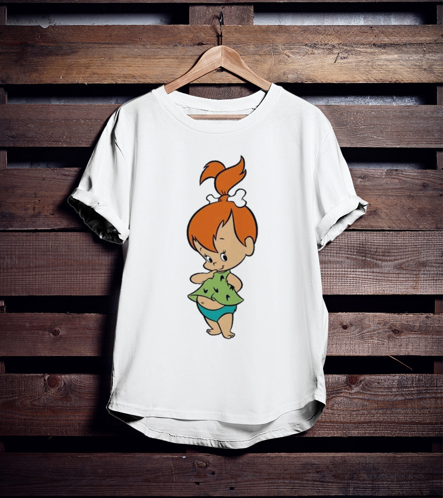 Originalkid Hanna Barbera Pebbles Flintstone Iconic Character T-Shirt