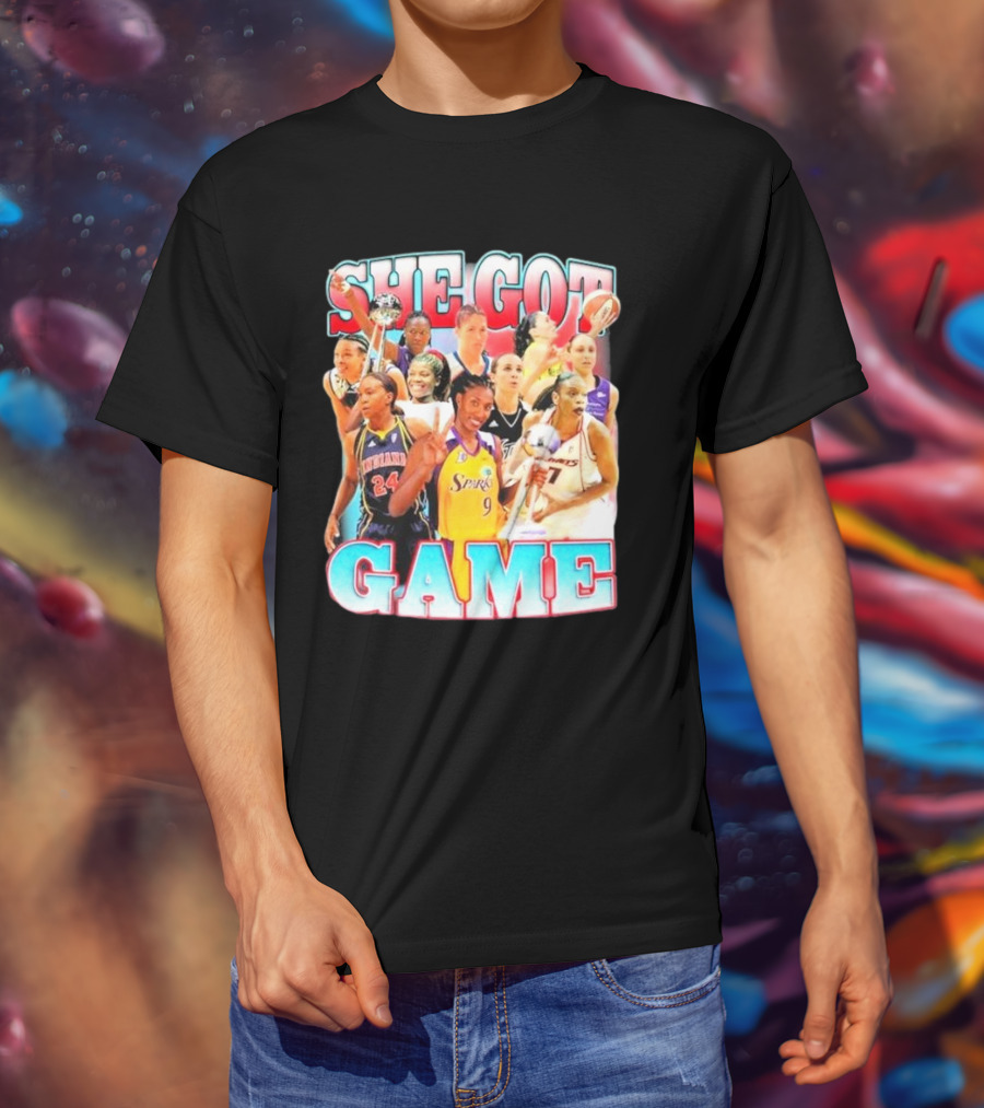 She Got Game Basketball Legends T-Shirt